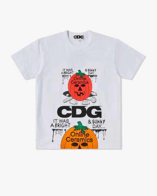 CDG-Online-Ceramics-Pumpkin-T-Shirt-White.png