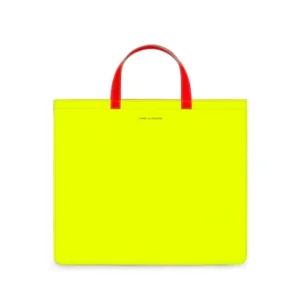 CDG Super Fluo Tote Bag Yellow SA9000SF