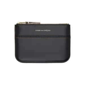 COMME des GARÇONS Black Triple Stitch Pouch